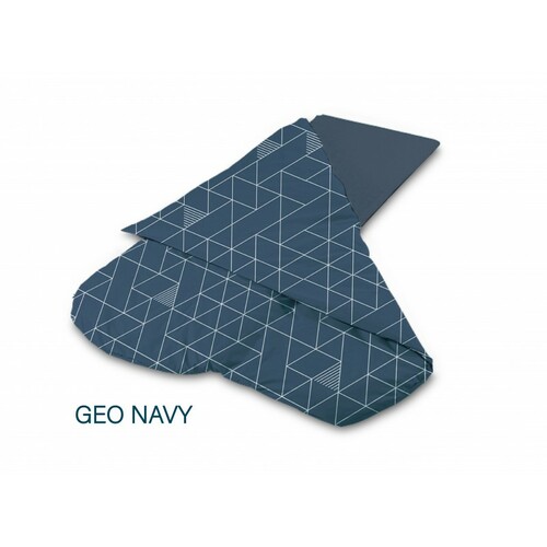 HOUSSE DE RECHANGE SIMPLE GEO NAVY 58cm - DUVALAY