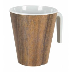 Miniature VAISSELLE NATURE MELAMINE 16 PCS - BOIS N° 4