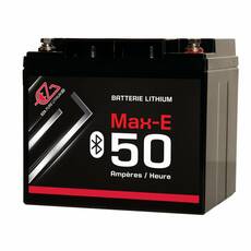 Miniature BATTERIE LITHIUM MAX-E 12 volts 50AH - EZA N° 0