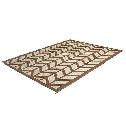 TAPIS FLAXTON ARGILE TAILLE M (L 200 x l 180 cm) - BO CAMP