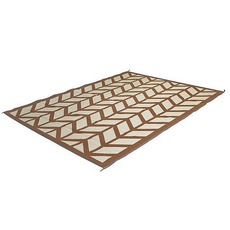 Miniature TAPIS FLAXTON ARGILE TAILLE M (L 200 x l 180 cm) - BO CAMP N° 0