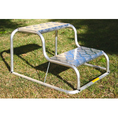 Miniature Marchepied double en aluminium - Milenco – N° 1