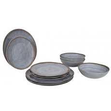 Miniature VAISSELLE HALO MELAMINE 12 PCS GRIS - BO CAMP N° 0