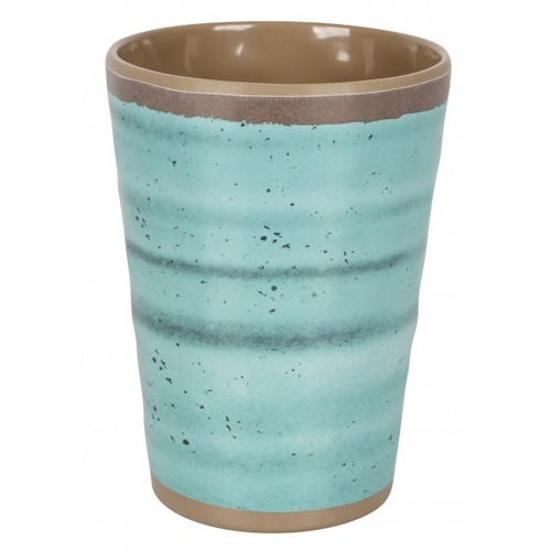 TASSES HALO MELAMINE Ø 8,5CM 4 PCS TURQUOISE - BO CAMP