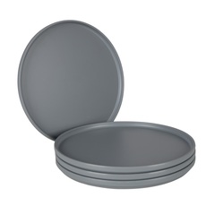 Miniature VAISSELLE PATOM MELAMINE 16 PCS GRIS - BO CAMP N° 1