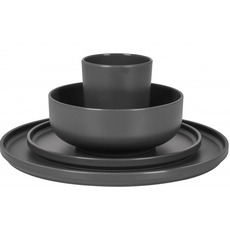 Miniature VAISSELLE PATOM MELAMINE 16 PCS ANTHRACITE - BO CAMP N° 2 Miniature VAISSELLE PATOM MELAMINE 16 PCS ANTHRACITE - BO CAMP N° 2