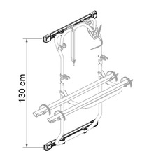 Miniature Kit Bars DJ Ducato >06 ALUMINIUM - FIAMMA N° 1