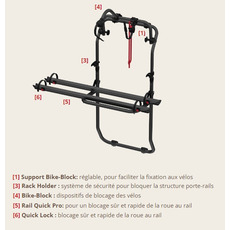 Miniature CARRY BIKE DJ DEEP BLACK - FIAMMA N° 2 Miniature CARRY BIKE DJ DEEP BLACK - FIAMMA N° 2