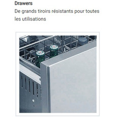 Miniature DW180 OCX2 DTX double zone réfrigérateur / congélateur - VITRIFRIGO N° 6 Miniature DW180 OCX2 DTX double zone réfrigérateur / congélateur - VITRIFRIGO N° 6