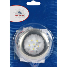 Miniature Plafonnier LED IP67 sans encastrement blanc - OSCULATI N° 2 Miniature Plafonnier LED IP67 sans encastrement blanc - OSCULATI N° 2