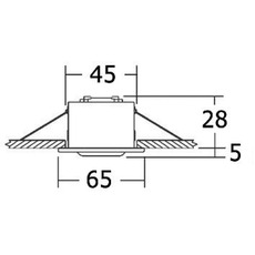 Miniature Spot LED IP20 orientable compact - ALTAIR N° 1