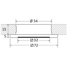 Miniature Spot LED IP66 encastrement Bos blanc N° 1 Miniature Spot LED IP66 encastrement Bos blanc N° 1