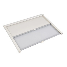 Miniature STORE REMIFLAIR I 1010 X 763 MM ARGENT BOITIER CREME N° 1 Miniature STORE REMIFLAIR I 1010 X 763 MM ARGENT BOITIER CREME N° 1