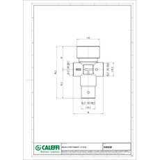 Miniature Mitigeur thermostatique réglable - AUTOTERM N° 1