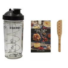 Miniature COFFRET SHAKER À CRÊPES, PANCAKES, GAUFRES ET TARTINEUR - COOKUT N° 0