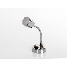 Miniature Liseuse leds sur bras 12 V, 1 x 1,4 W, orientable - CARBEST N° 0