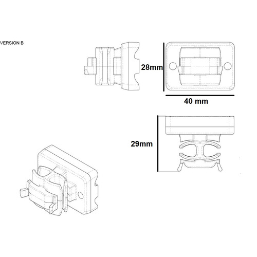 Glisseur de rail lit Pavillon Version B - CHALLENGER CHAUSSON