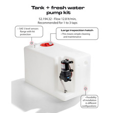 Miniature Kit réservoir + autoclave 117 l 12 V N° 2 Miniature Kit réservoir + autoclave 117 l 12 V N° 2
