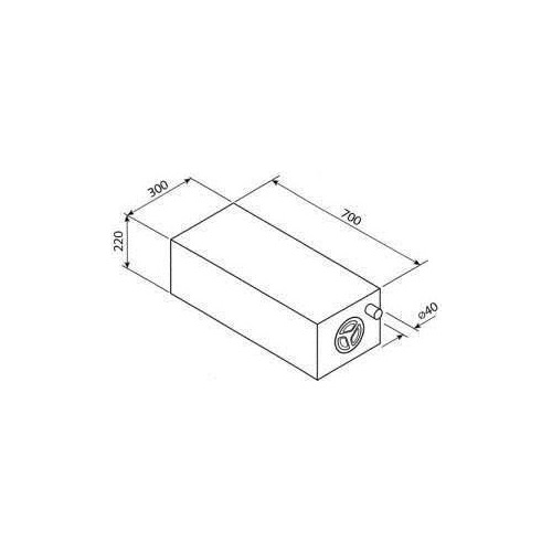 RESERVOIR FUSION EV 0905 - 43L - 70X30X22CM