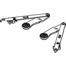 Miniature Bras d'entrainement Slide Out G2 Standard (x2) - THULE N° 0 Miniature Bras d'entrainement Slide Out G2 Standard (x2) - THULE N° 0