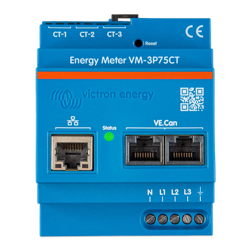 Compteur d'énergie VM-3P75CT - Ve.Can - Ethernet - VICTRON