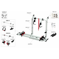 Miniature KIT FIXATION SUPERIEUR CB 200D - FIAMMA N° 1 Miniature KIT FIXATION SUPERIEUR CB 200D - FIAMMA N° 1