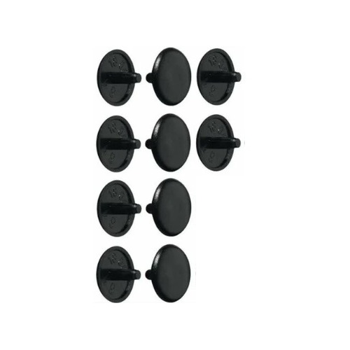 10 x BOUCHON CACHE VIS NOIR INTENSE - CAN