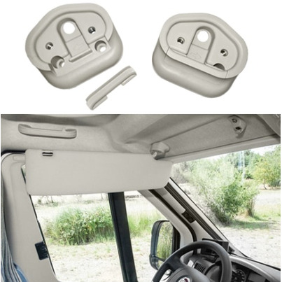 Pare-soleil Avant Et Latéraux Pour Fiat Ducato - Kit 3 Pièces, Isolation Thermique, Avec Ventouses