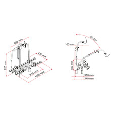 Miniature Porte Vélos pour Flèche Caravane Carry Bike Caravan ACTIVE - FIAMMA N° 3 Miniature Porte Vélos pour Flèche Caravane Carry Bike Caravan ACTIVE - FIAMMA N° 3