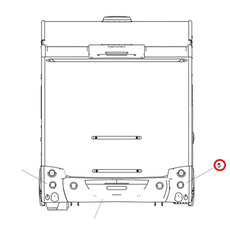 Miniature ANGLE DE PARE CHOC ARRIERE DROIT CHAUSSON CHALLENGER 2018/2022 N° 3