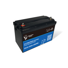 Miniature Batterie Lithium ULTIMATRON LiFePO4 Smart BMS 25.6V 50AH N° 3 Miniature Batterie Lithium ULTIMATRON LiFePO4 Smart BMS 25.6V 50AH N° 3