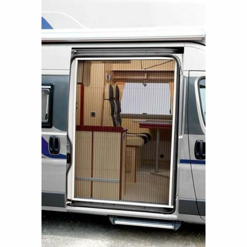 Moustiquaire de porte en plissé REMIcare van Fiat Ducato Porte Haute, empattement long (sans rail de table) Remis