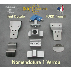 Miniature 1 Set de 2 verrous portes avant ducato x250-x290 avec serrure - IMC N° 1 Miniature 1 Set de 2 verrous portes avant ducato x250-x290 avec serrure - IMC N° 1