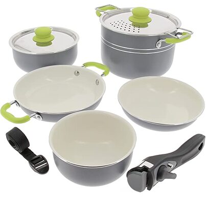 Popote EasyCook 8 pièces - Brogli'Van Popote EasyCook 8 pièces - Brogli'Van