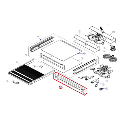 Protection contre la saleté - pièce de rechange Thule convient pour Slide-Out Step G2 N°9- THULE