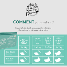 Miniature Lessive en Feuilles HAUTE COUTURE N° 3 Miniature Lessive en Feuilles HAUTE COUTURE N° 3