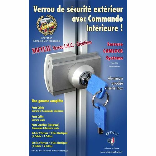 Set de 4 verrous ( 2 cellule + 2 coffres) IMC - IMC CREATION