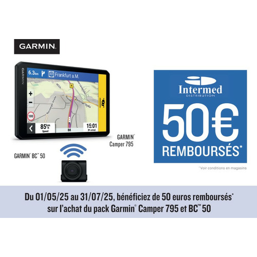Camper 795 + Caméra de recul BC 50 - GARMIN