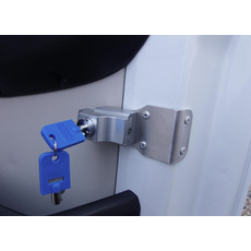 Miniature Set de 2 verrous portes avant Ford Transit après 2014 avec serrure - IMC N° 2 Miniature Set de 2 verrous portes avant Ford Transit après 2014 avec serrure - IMC N° 2