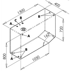 Miniature Réservoir eau potable 390 L droit - OSCULATI N° 1 Miniature Réservoir eau potable 390 L droit - OSCULATI N° 1