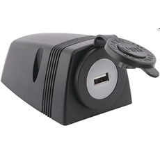 Miniature Prise USB + carénage p. fixation sur plan noire - OSCULATI N° 0 Miniature Prise USB + carénage p. fixation sur plan noire - OSCULATI N° 0