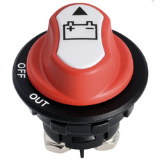 Miniature Coupe-batterie Compact 32 V DC 100 A - OSCULATI N° 0 Miniature Coupe-batterie Compact 32 V DC 100 A - OSCULATI N° 0