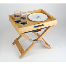 Miniature Plateau de table en bambou pour tabourets 43x32cm- HOLIDAY TRAVEL N° 0