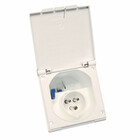 Socle prise P17 mâle encastrable - HABA