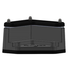 Miniature UNIFIX 1.C40 - support pour fixation à plat - pour panneaux solaires cadre 40mm (colle Sika + dégraissant inclus) - UNITECK N° 2