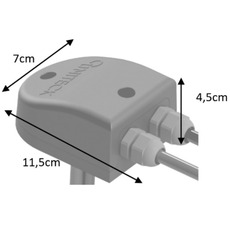 Miniature PASSE-TOIT/PASSE CLOISON - étanche et résistant aux UV pour câbles 4-6mm² - UNITECK N° 1 Miniature PASSE-TOIT/PASSE CLOISON - étanche et résistant aux UV pour câbles 4-6mm² - UNITECK N° 1