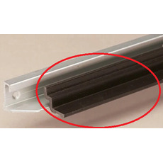 Miniature Rail mural PVC marron pour fixation de table N° 1 Miniature Rail mural PVC marron pour fixation de table N° 1