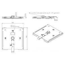 Miniature Embase fauteuil Passager VW T5/T6 - CARBEST N° 1 Miniature Embase fauteuil Passager VW T5/T6 - CARBEST N° 1