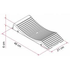Miniature 2 paires de WHEEL SAVER cales de stationnement - FIAMMA N° 1 Miniature 2 paires de WHEEL SAVER cales de stationnement - FIAMMA N° 1
