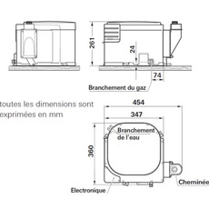 Miniature Truma Boiler Gaz et Electrique BGF - TRUMA N° 2 Miniature Truma Boiler Gaz et Electrique BGF - TRUMA N° 2